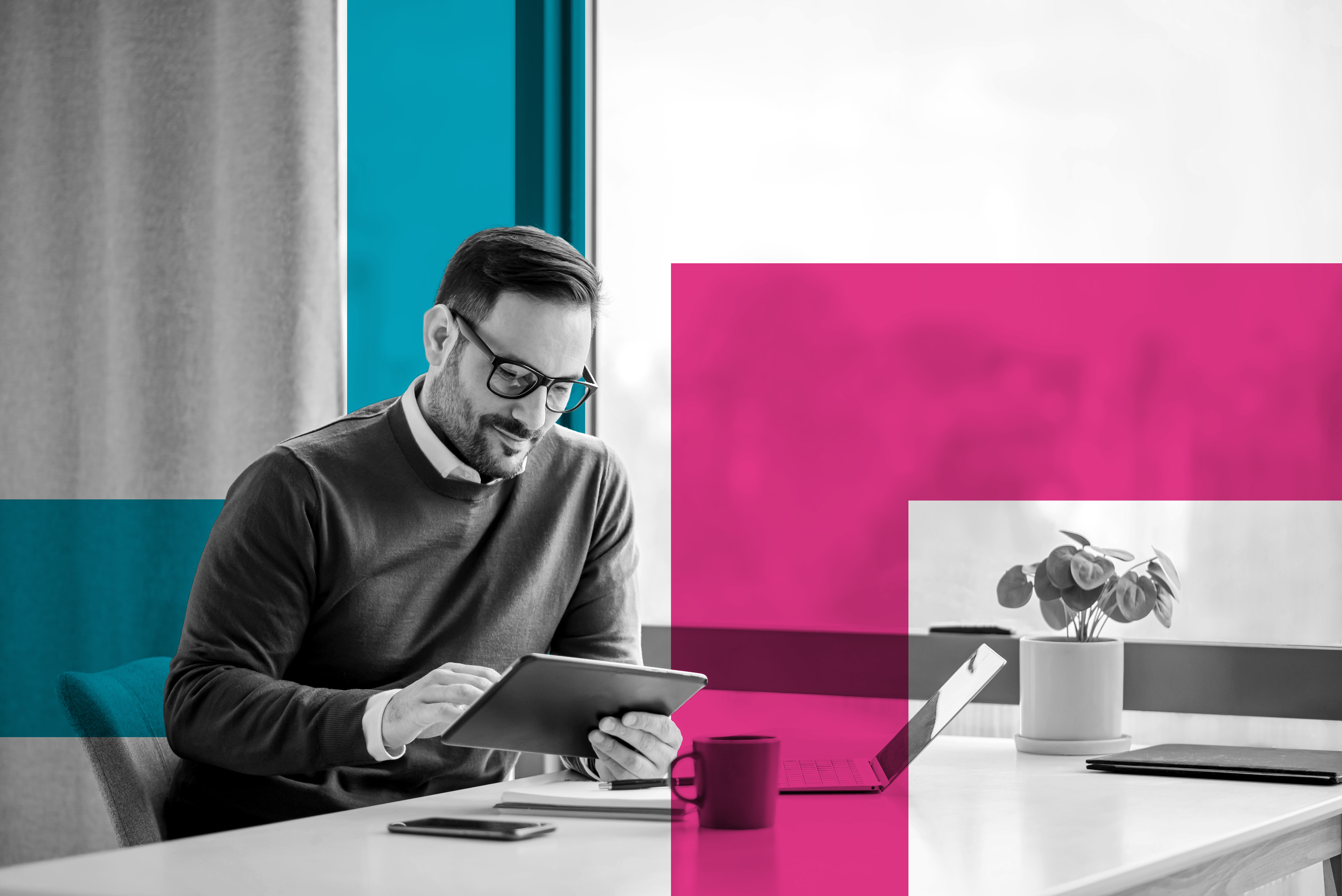 SINGLE-IMAGE_squares-man-with-tablet-at-desk-with-plant_feb24